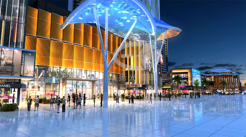 商業(yè)廣場夜景照明設(shè)計(jì) 商業(yè)廣場夜景照明設(shè)計(jì)