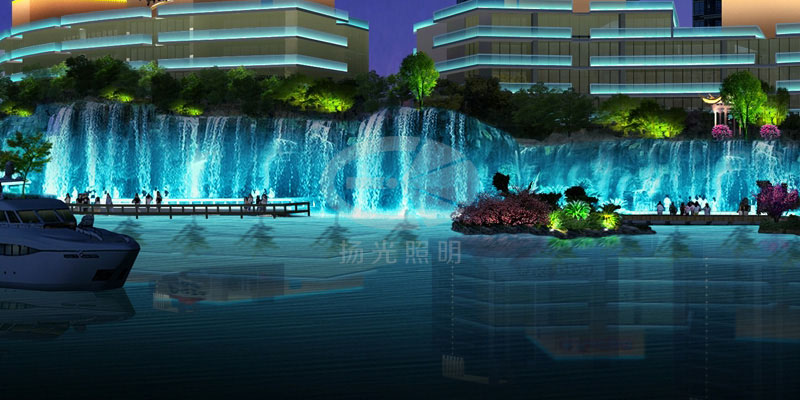 水景景觀照明設計的兩種方式 水景景觀照明設計的兩種方式