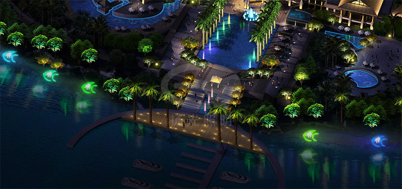 公園景觀(guān)亮化