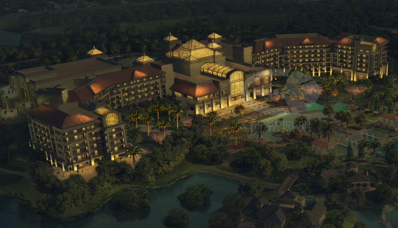 酒店景觀照明工程 酒店景觀照明工程