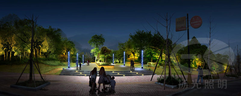 廣場(chǎng)景觀(guān)照明工程