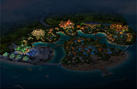 恒大?；◢u景觀(guān)照明