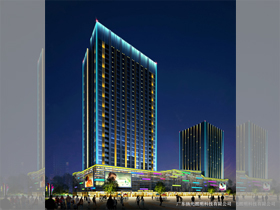 廣西桂林恒大廣場(chǎng)樓體亮化