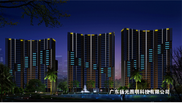 中惠地產(chǎn):廣州中惠璧瓏灣夜景照明
