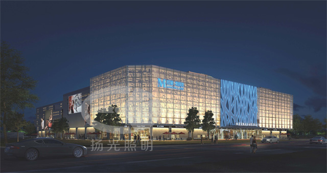 云南昆明東盟大盒子商場照明設(shè)計(jì)